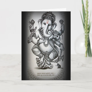 Ganesha-Grüße Karte