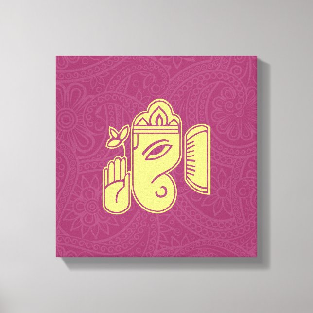 Ganesha Hindu Deity Leinwand Wine tasting in der F (Vorderseite)