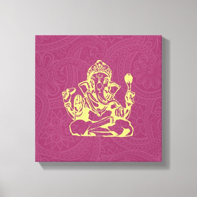 Ganesha Hindu Deity Leinwand Wine tasting in der F (Vorderseite)