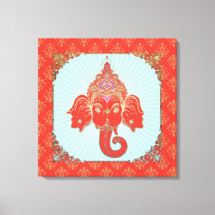 GANESHA Indian God - Toile enveloppée