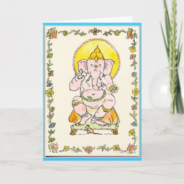 Ganesha Karte (Vorderseite)