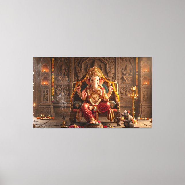 Ganesha Leinwanddruck (Vorderseite)