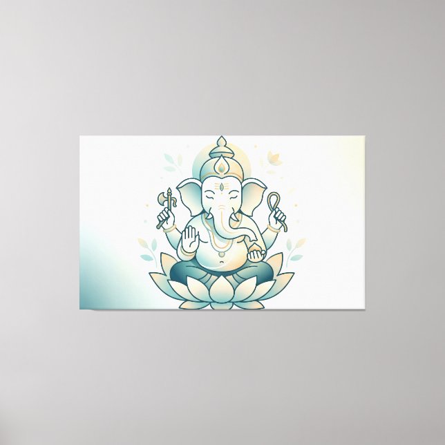 Ganesha Leinwanddruck (Vorderseite)