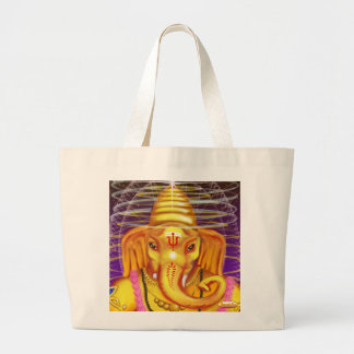 Ganesha mit Sturzhelm-Leinwandtasche Jumbo Stoffbeutel