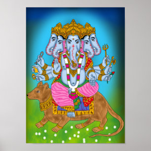Ganesha-Plakat-Wandkunst Poster