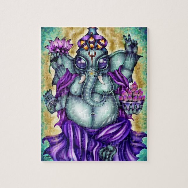 : Ganesha : - puzzle d'imaginaire (Vertical)