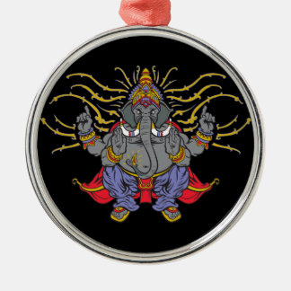 Ganesha Silbernes Ornament