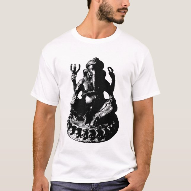 Ganesha Spirale T-Shirt (Vorderseite)
