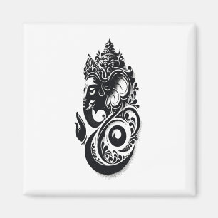 Ganesha, Spiritueller Hindu Ganesh Indischer Yoga  Magnet