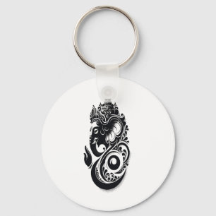 Ganesha, Spiritueller Hindu Ganesh Indischer Yoga Schlüsselanhänger