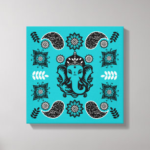 Ganesha-Themen-Hindu-Kunstprint Leinwanddruck