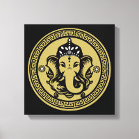 Ganesha-Themen-Hindu-Kunstprint