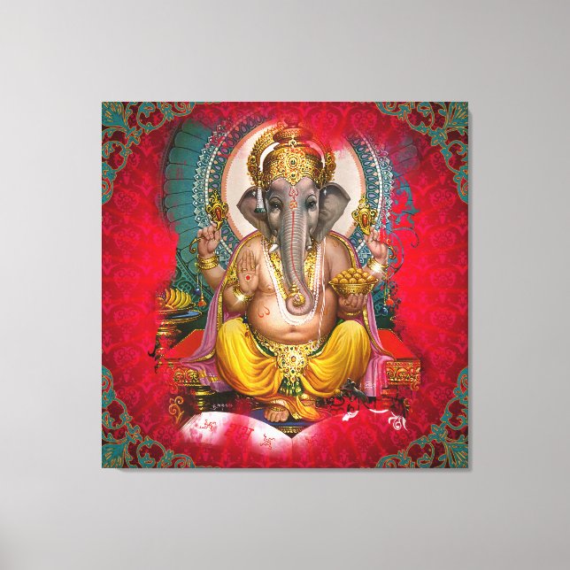 GANESHA - Toile enveloppée (Recto)