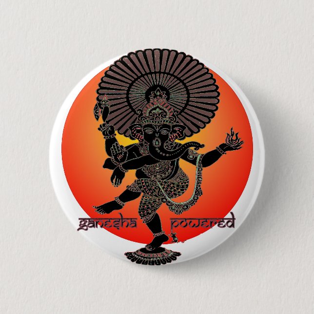 Ganesha trieb an button (Vorderseite)