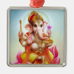 Ganesha Verzierung - Version 10 Ornament Aus Metall