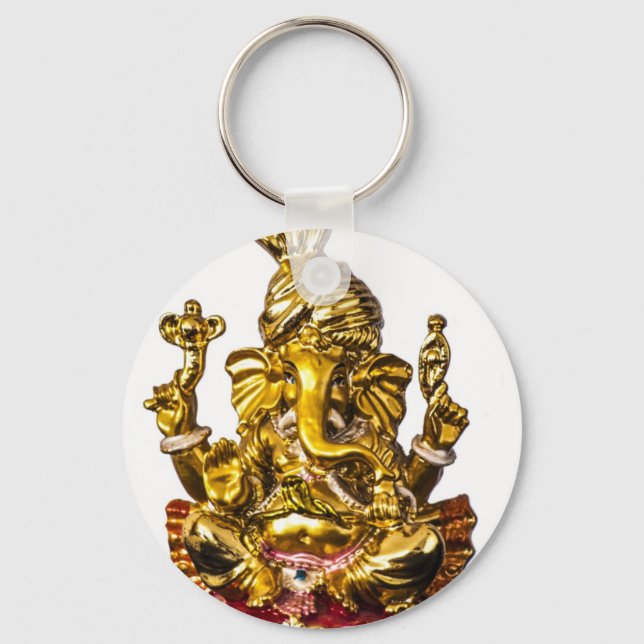 Ganesha von Vanwinkle Designs Schlüsselanhänger (Vorderseite)