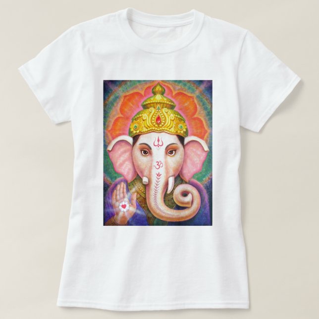 Ganeshas Segen T-Shirt (Design vorne)