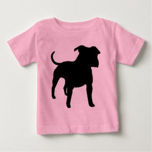 Gang amerikanischen Staffordshires Terrier Baby T-shirt