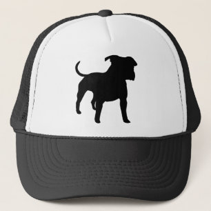 Gang amerikanischen Staffordshires Terrier Truckerkappe
