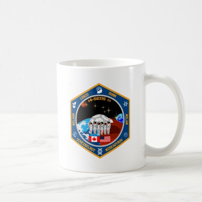 Gang HI-SEAS Auftrag-III Kaffeetasse (Rechts)