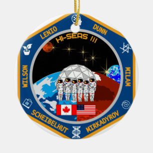 Gang HI-SEAS Auftrag-III Keramik Ornament