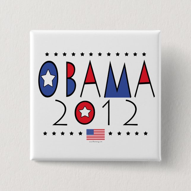 Gang Präsidenten-Barack Obama 2012 Button (Vorderseite)