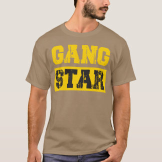 GANG STAR Buchstaben Druck auf T-Shirts Rapper Vin
