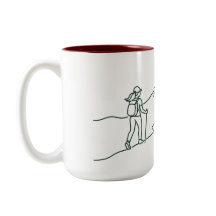 Gang zu den Bergen Tasse