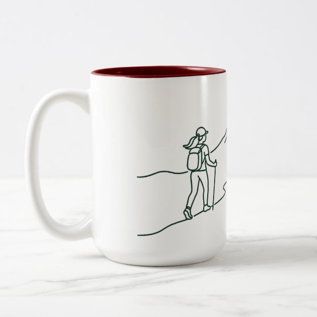 Gang zu den Bergen Tasse (Links)