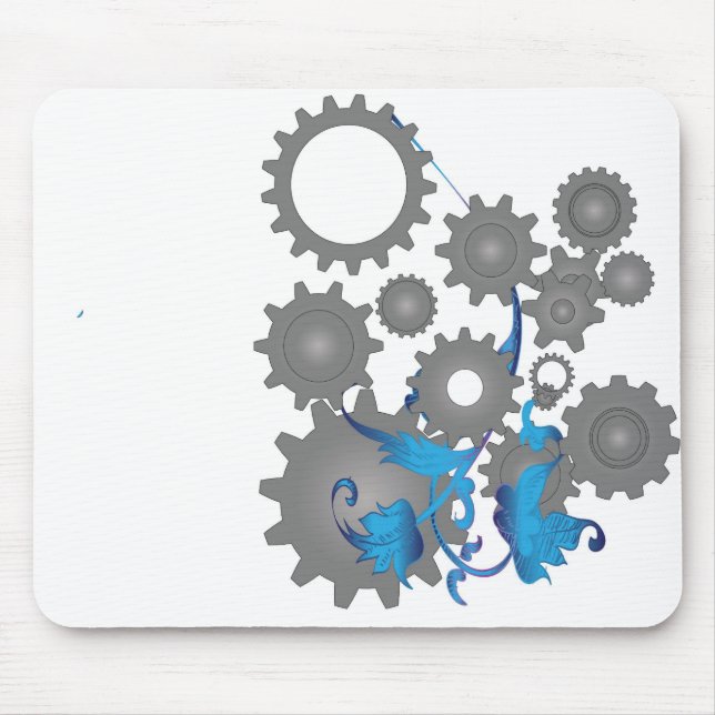 Gänge und Blumen Mousepad (Vorne)