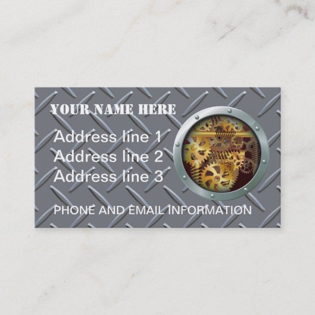 GÄNGE VISITENKARTE (Vorderseite)