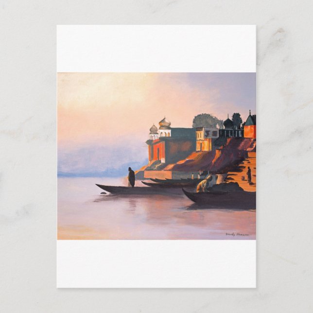 GangesDawn Postkarte (Vorderseite)
