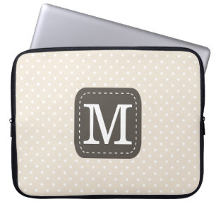 Gängige Polka-Dots-Muster für das benutzerdefinier Laptopschutzhülle