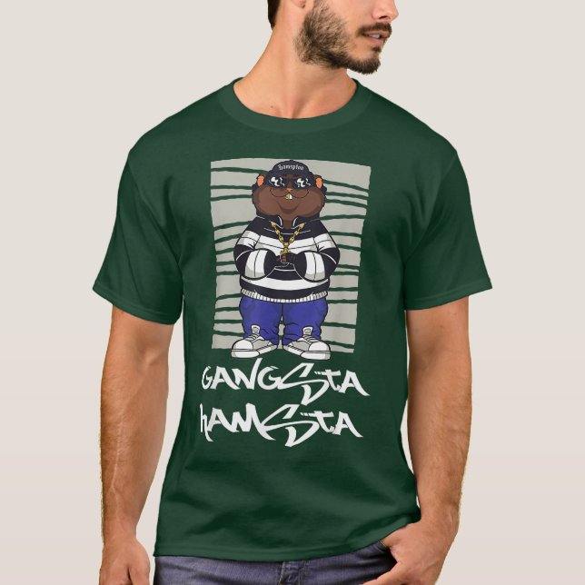 Gangsta Hamsta a Gangster T-Shirt (Vorderseite)
