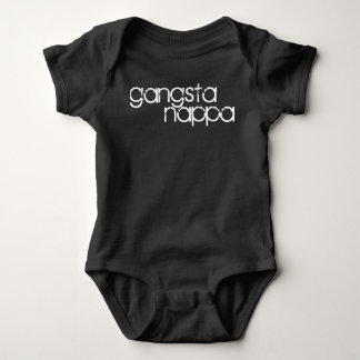 Gangsta Nappa - Baby Boys Urban Vest Sleepsuit Strampler