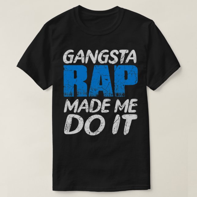 Gangsta-Rap T-Shirt (Design vorne)