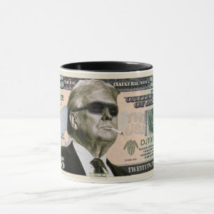 Gangsta Trump 2025 Dollarnote Tasse