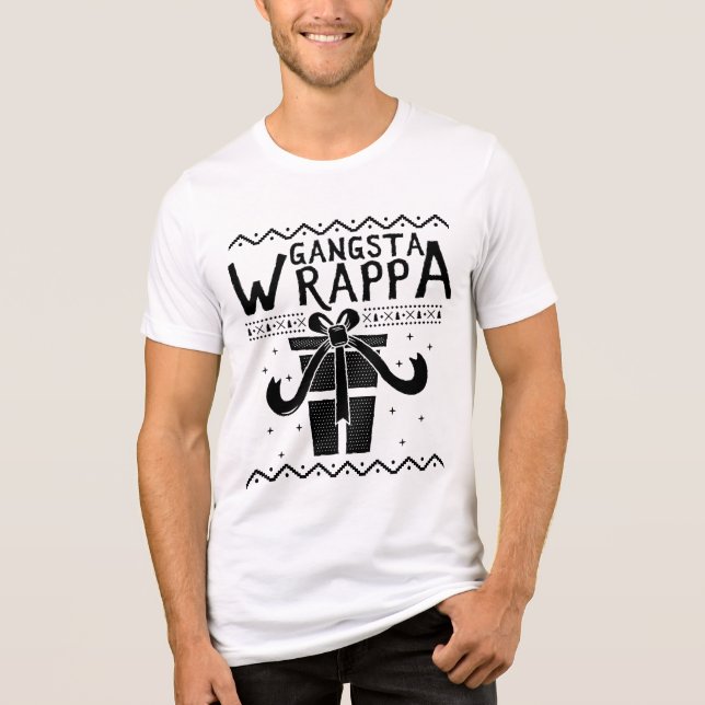Gangsta Wrappa Tri-Blend Shirt (Vorderseite)
