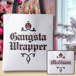 Gangsta Wrapper Girly Pink Weihnachtstasche Tasche
