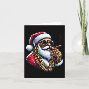 Gangsta-Wrapper Lustig Cooler Santa Gangster-Pyjam Karte