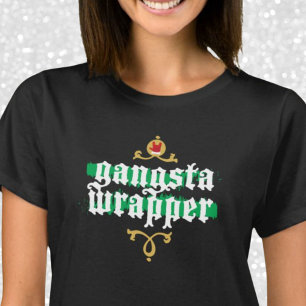 Gangsta Wrapper Novelty Weihnachtsgeschenk White G T-Shirt