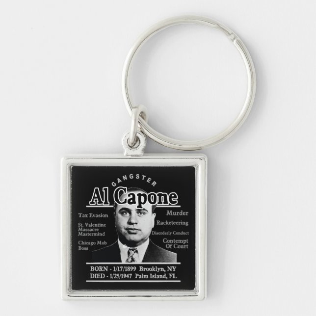 Gangster Al Capone Schlüsselanhänger (Vorne)