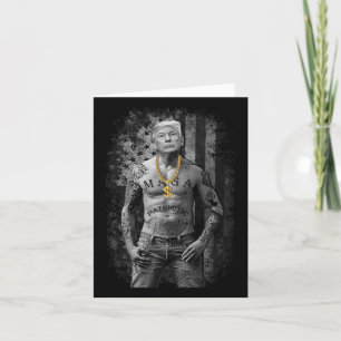 Gangster Anti Liberal Pro Trump Republikanische Pr Karte