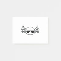 Gangster Axolotl Shades Funny Fish Funny