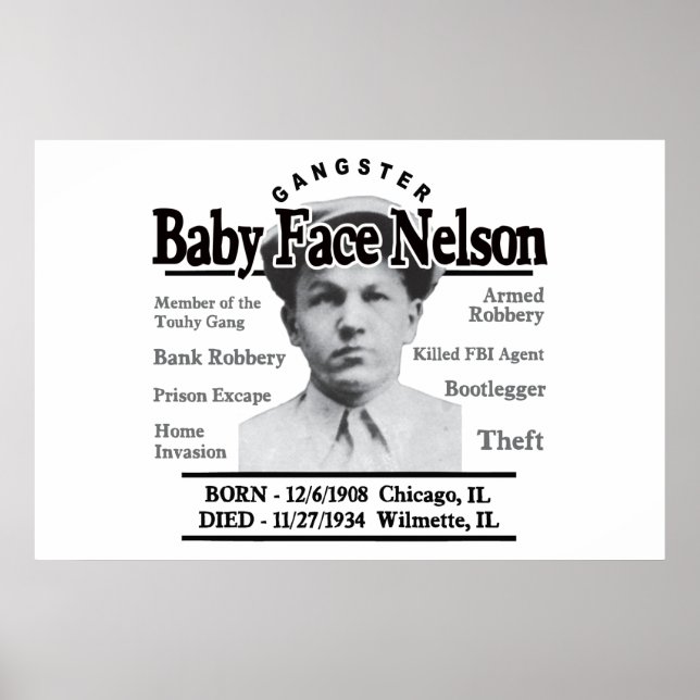 Gangster Baby Face Nelson Poster (Vorne)