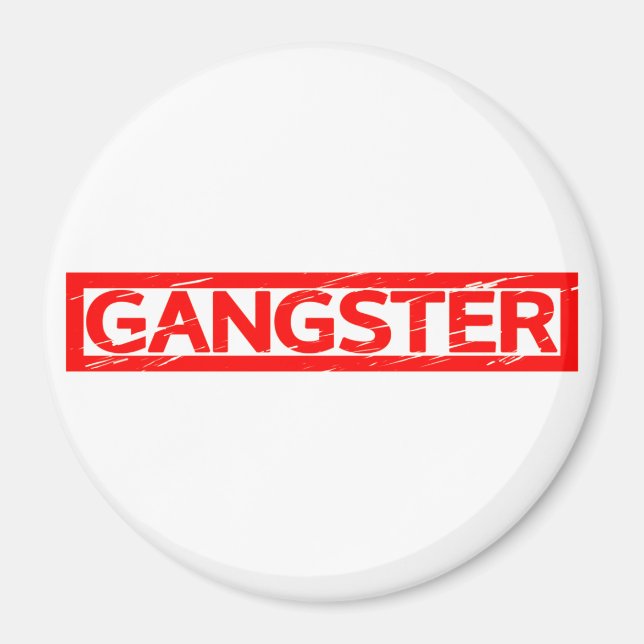Gangster-Briefmarke Magnet (Vorne)