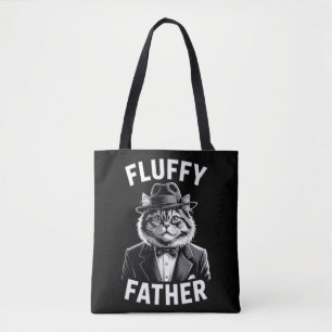 Gangster Cat Fluffy Vater Tasche