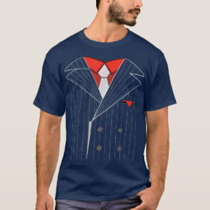Gangster Costume Shirt Halloween Mafia T - Shirt29
