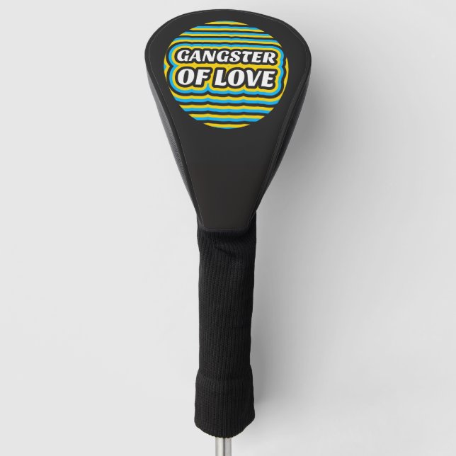 GANGSTER DER LIEBE RETRO GOLF TREIBERDECKUNG GOLF HEADCOVER (Vorderseite)
