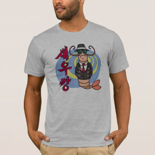 Gangster-Garnele-T - Shirt - amerikanisches Kleid